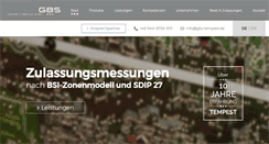 Desktop Screenshot of gbs-tempest.de